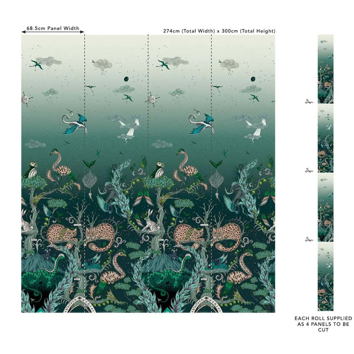 Highland Wonder Wallpaper - Clarke & Clarke X Emma Shipley