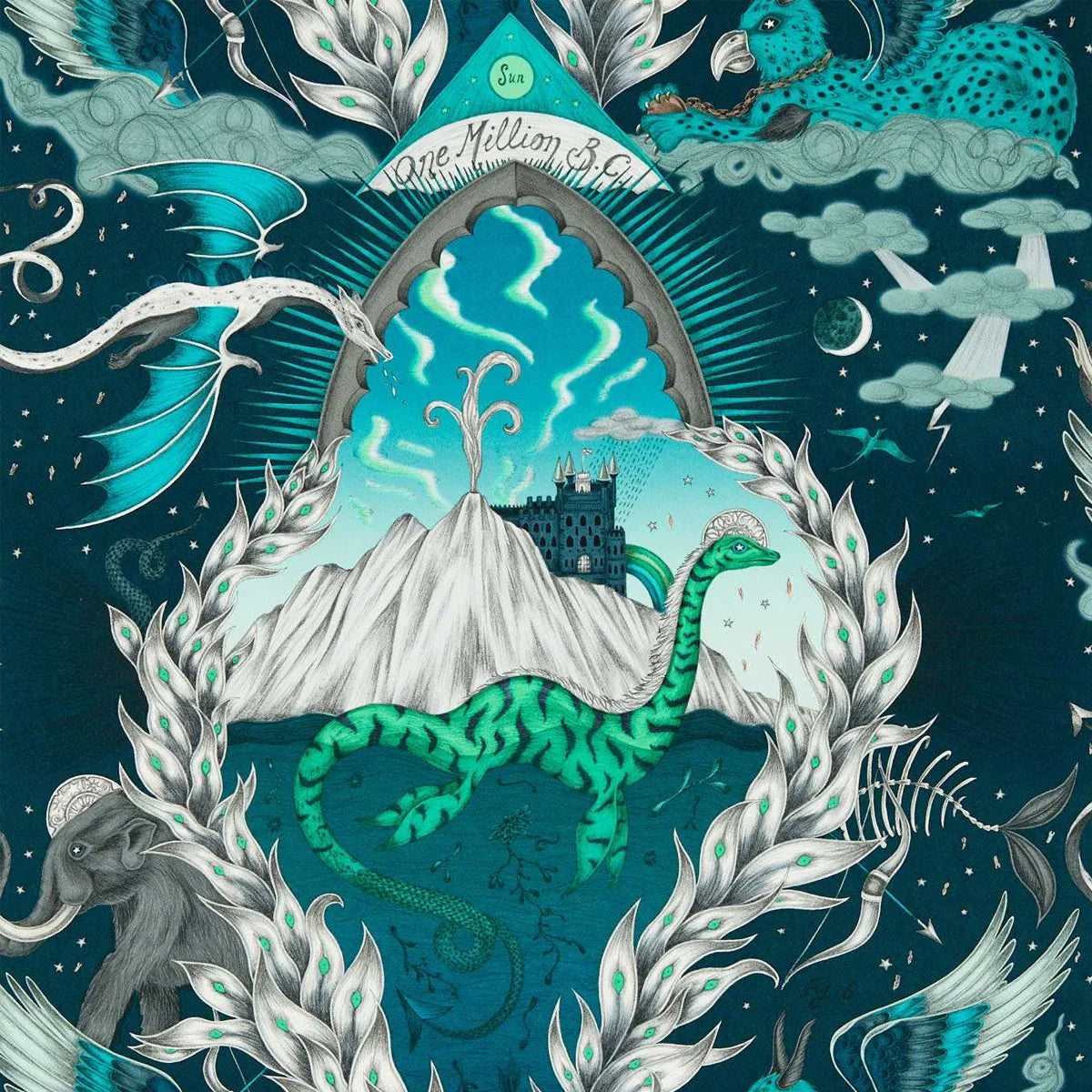 Highlandia Wallpaper - Clarke & Clarke X Emma Shipley