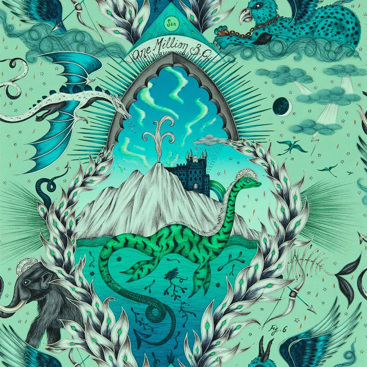 Highlandia Wallpaper - Clarke & Clarke X Emma Shipley