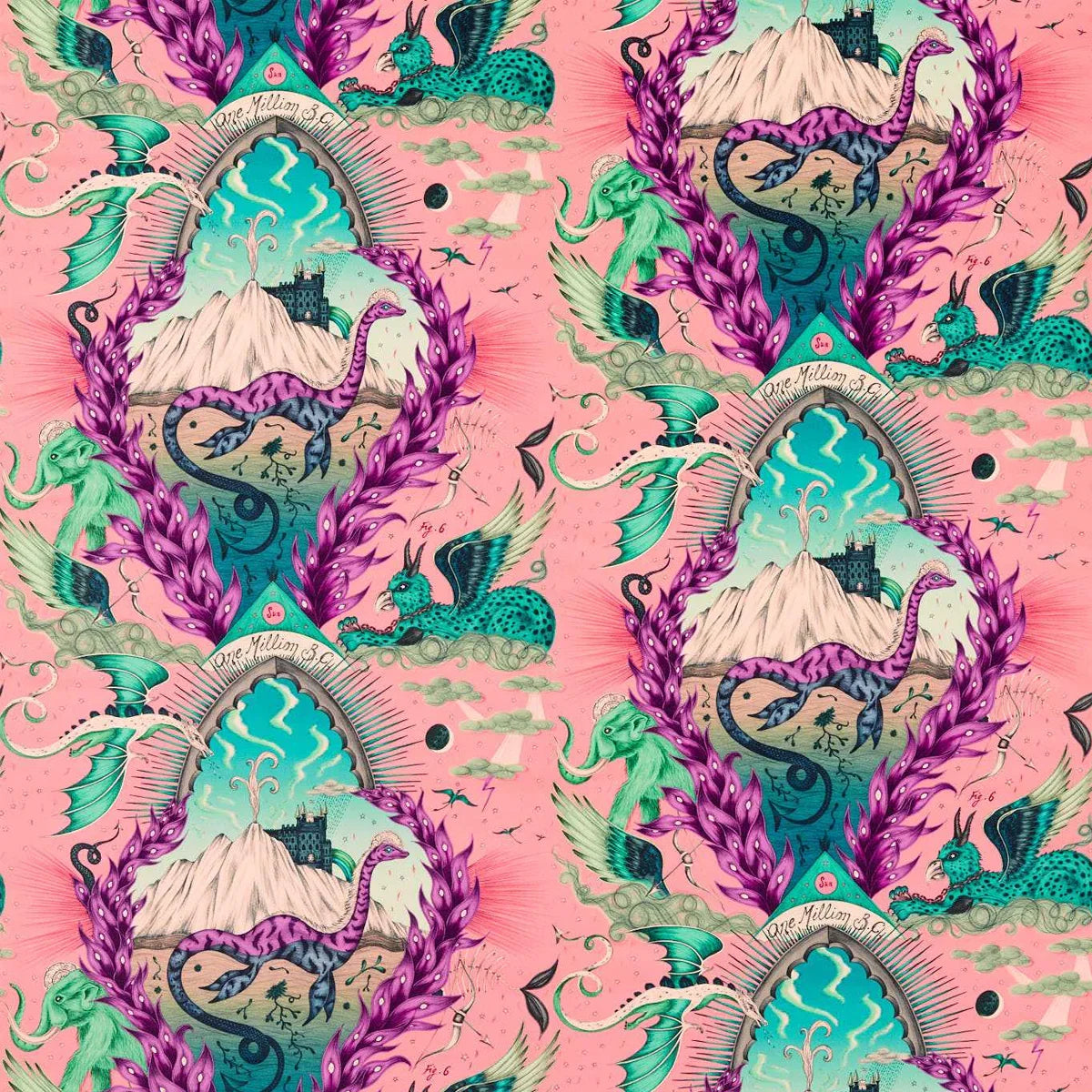 Highlandia Velvet Fabric - Clarke & Clarke X Emma Shipley