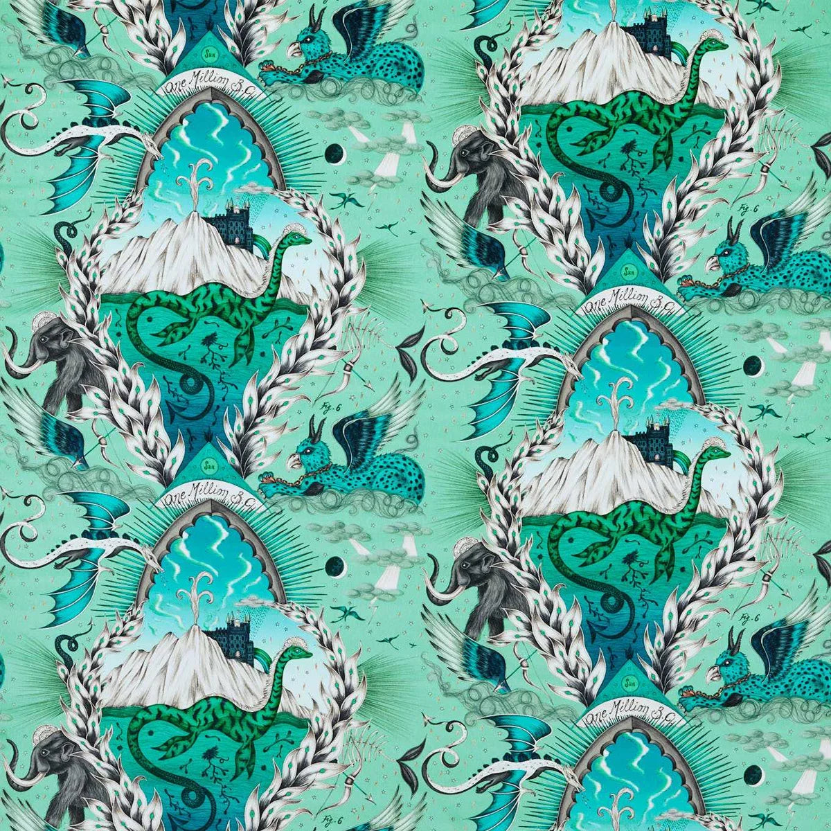 Highlandia Velvet Fabric - Clarke & Clarke X Emma Shipley