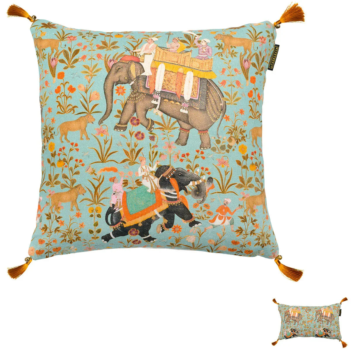 Hindustan Aquamarine Cushion - Mind The Gap