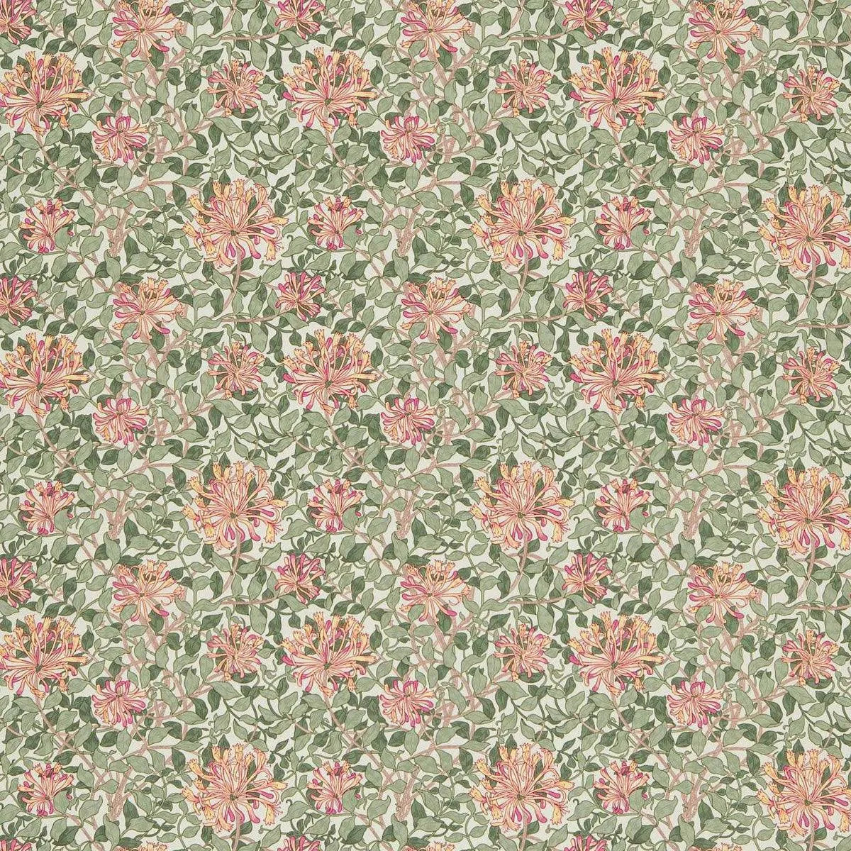 Honeysuckle Cotton Fabric - Morris & Co