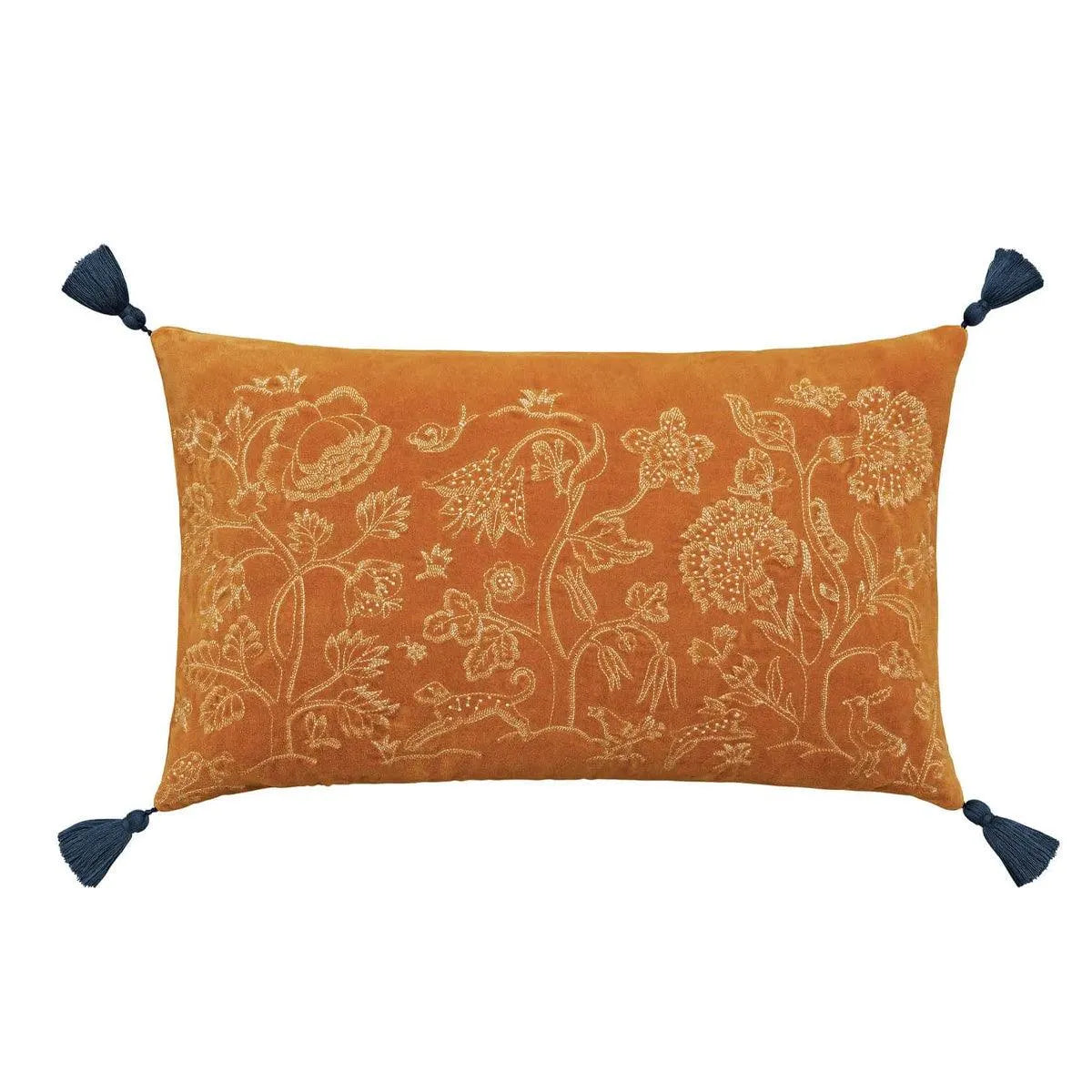 Morris & Co Honeysuckle & Tulip Saffron Cushion