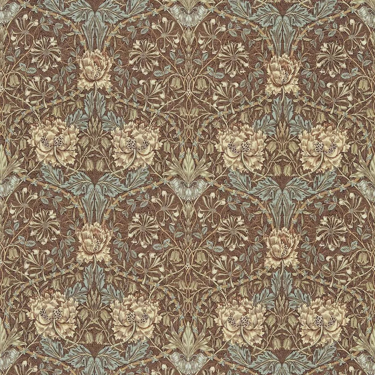 Honeysuckle & Tulip Fabric - Morris & Co