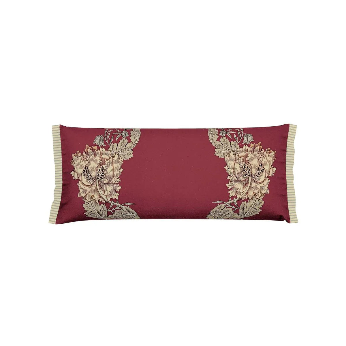 Morris & Co Honeysuckle & Tulip Red/Gold Cushion
