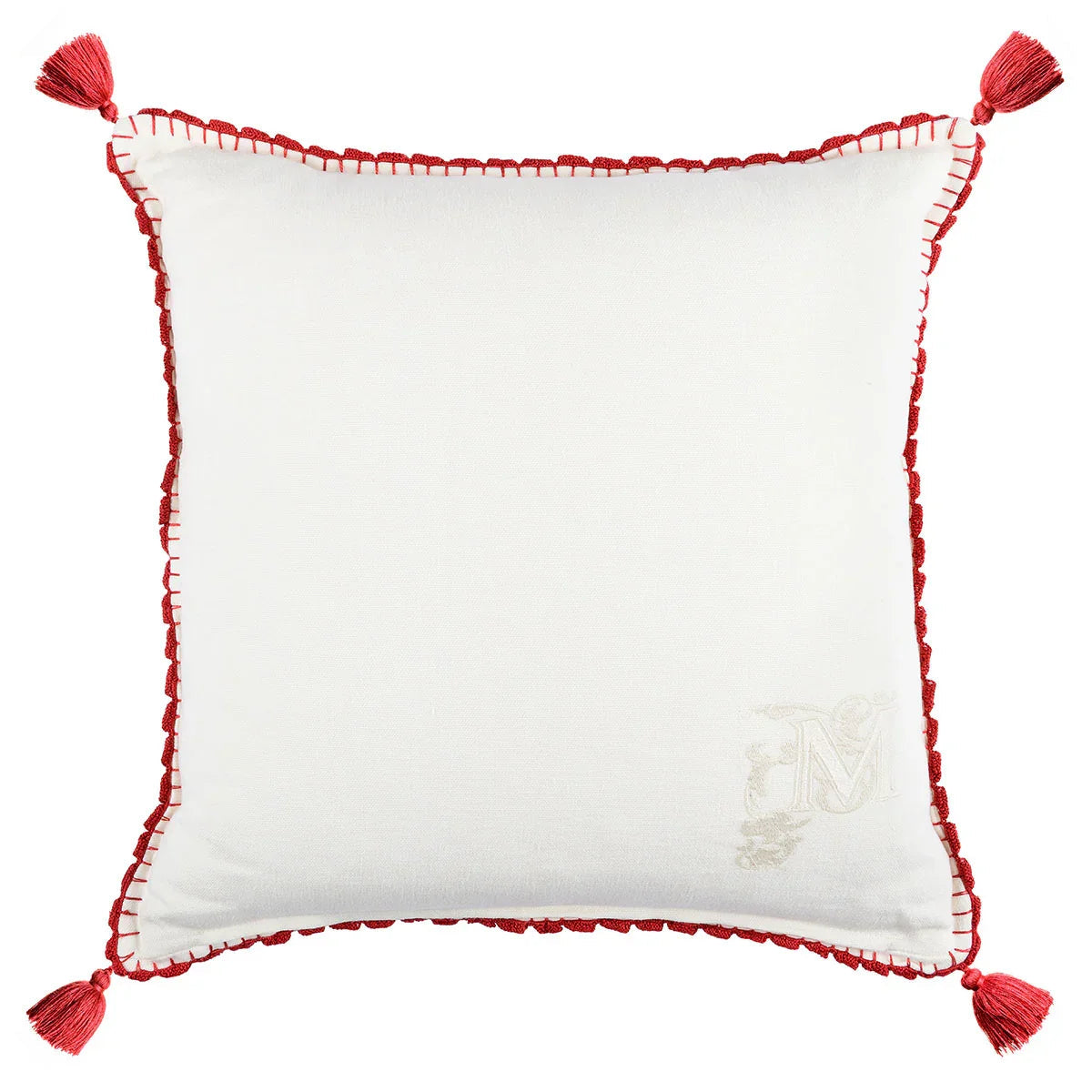 Horse Parade Linen Embroidered Cushion - Mind The Gap