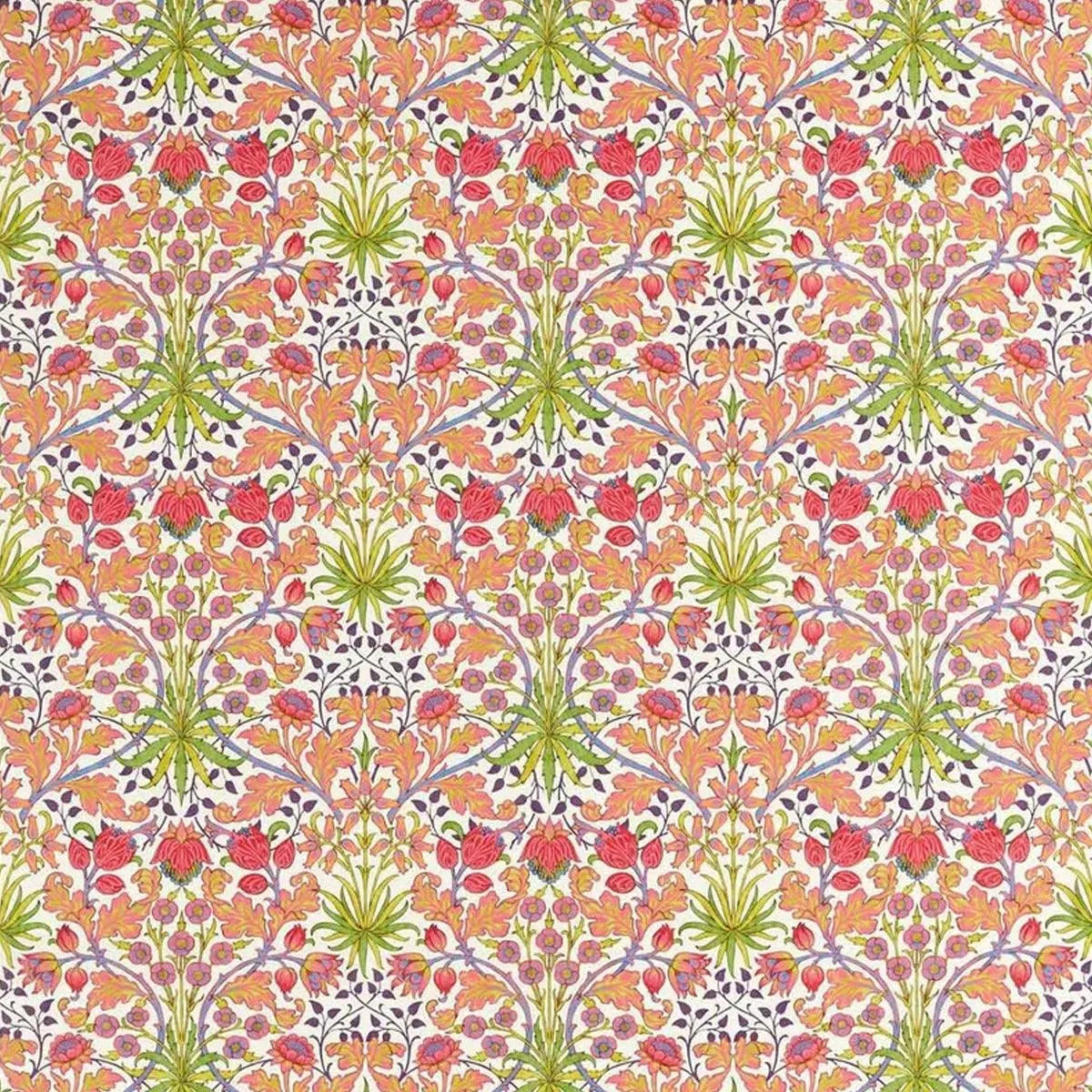 Hyacinth Cosmo Pink Fabric - Morris & Co