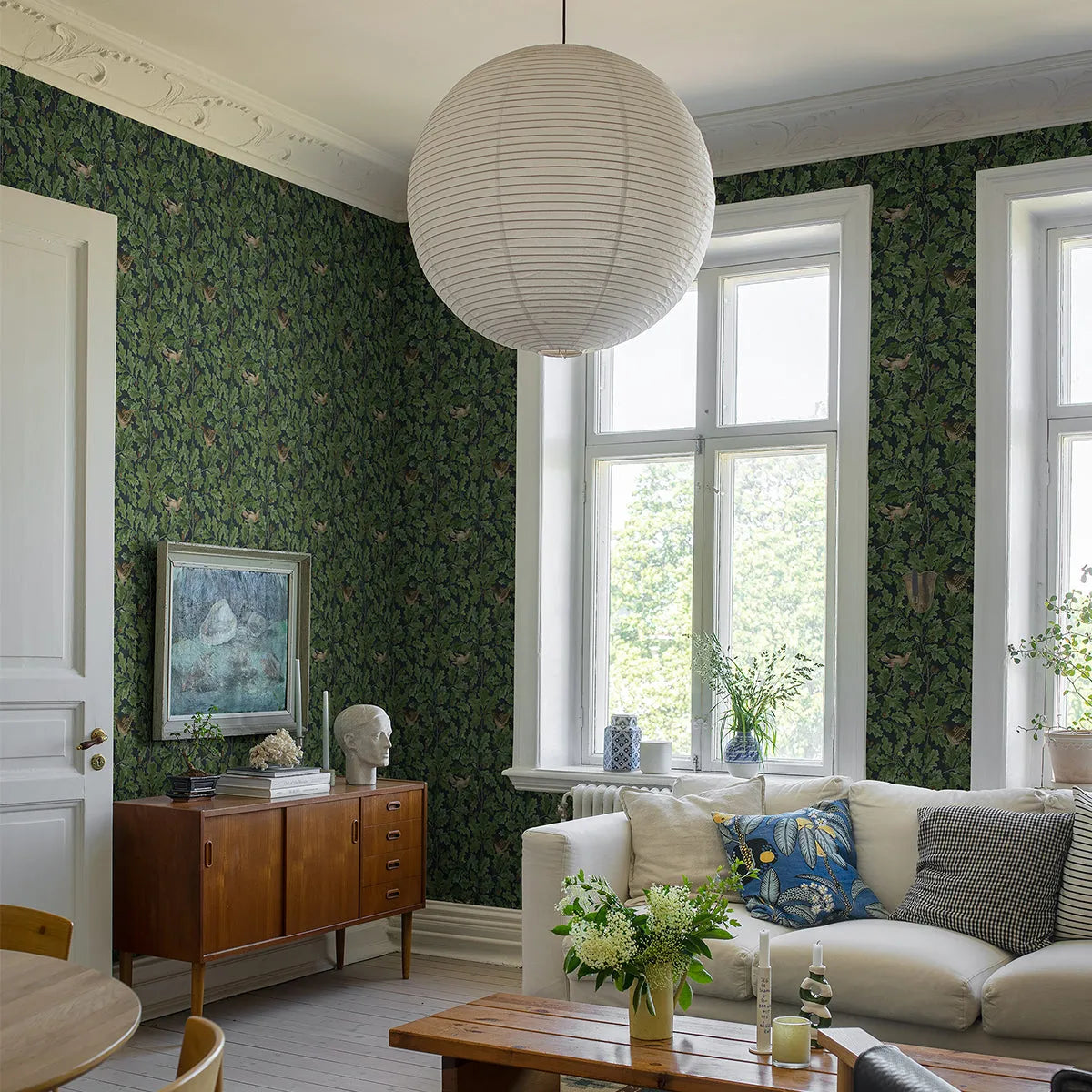 In the Oak Wallpaper - Borastapeter