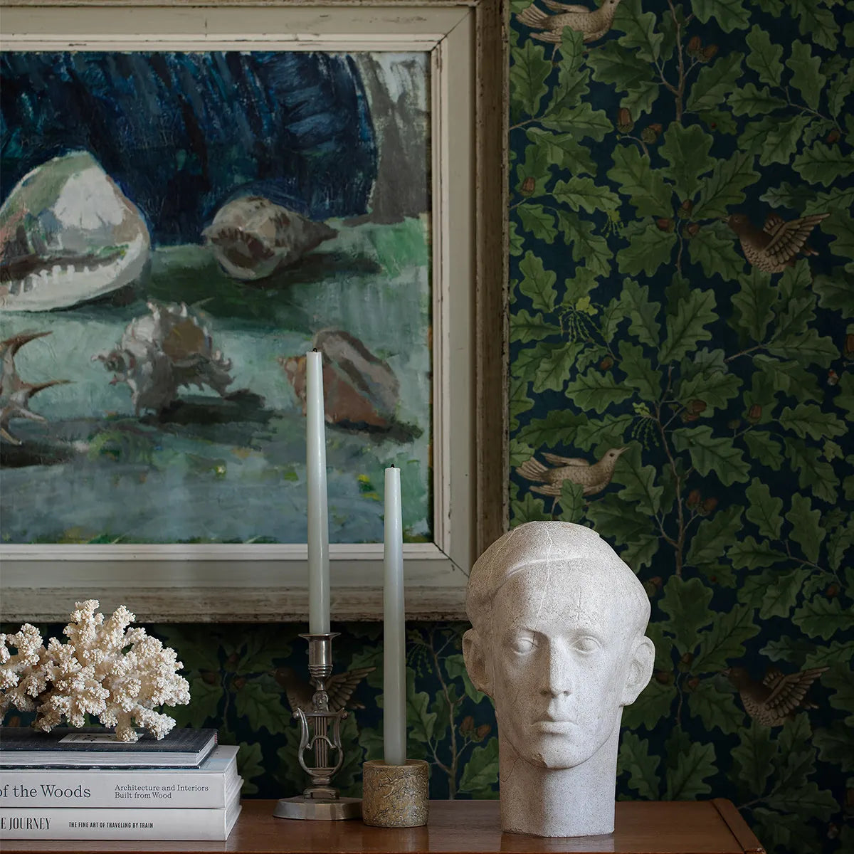 In the Oak Wallpaper - Borastapeter