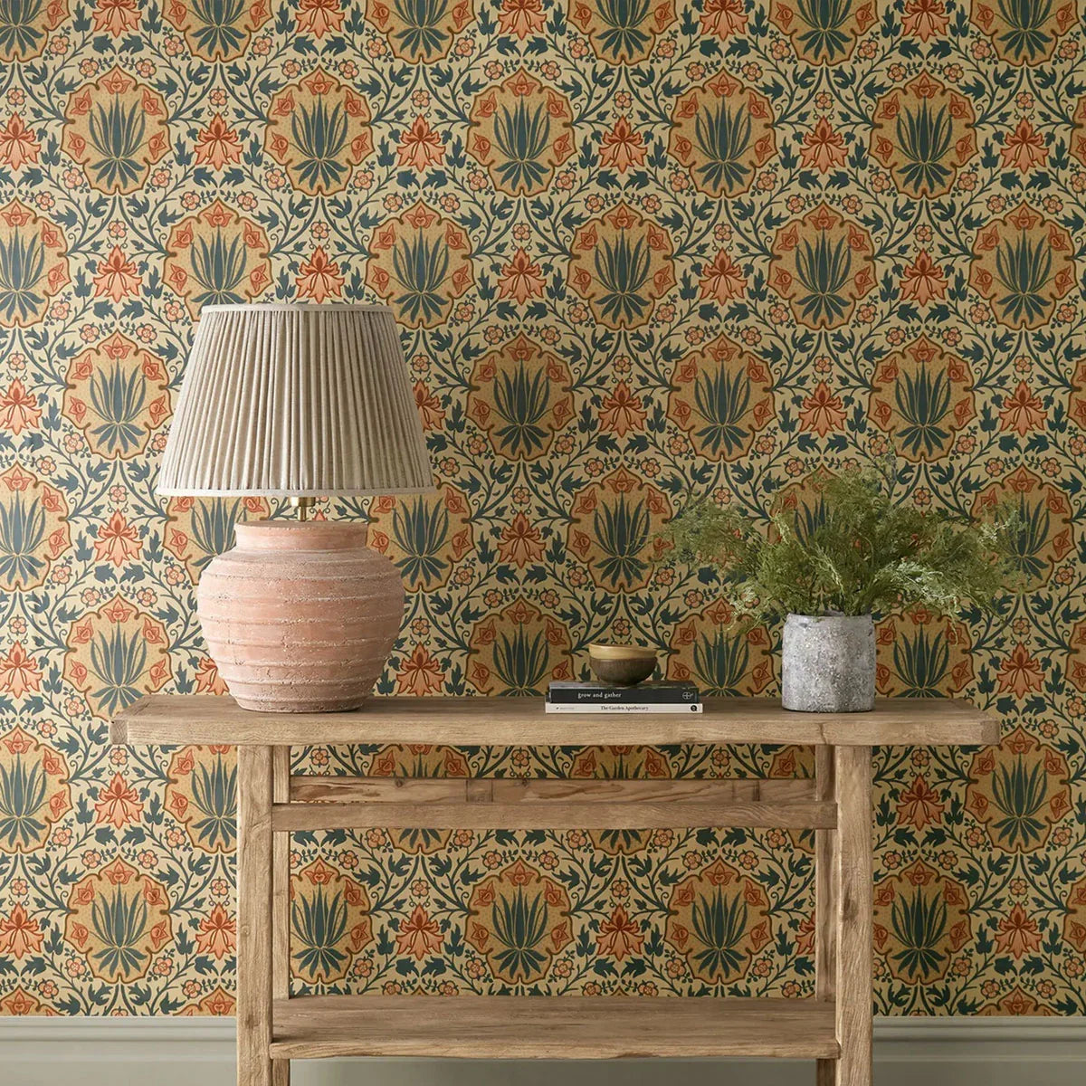 Iris & Rose Wallpaper - Morris & Co