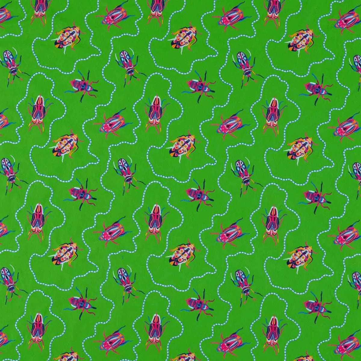 Jewel Beetles Fabric - Harlequin X Sophie Robinson