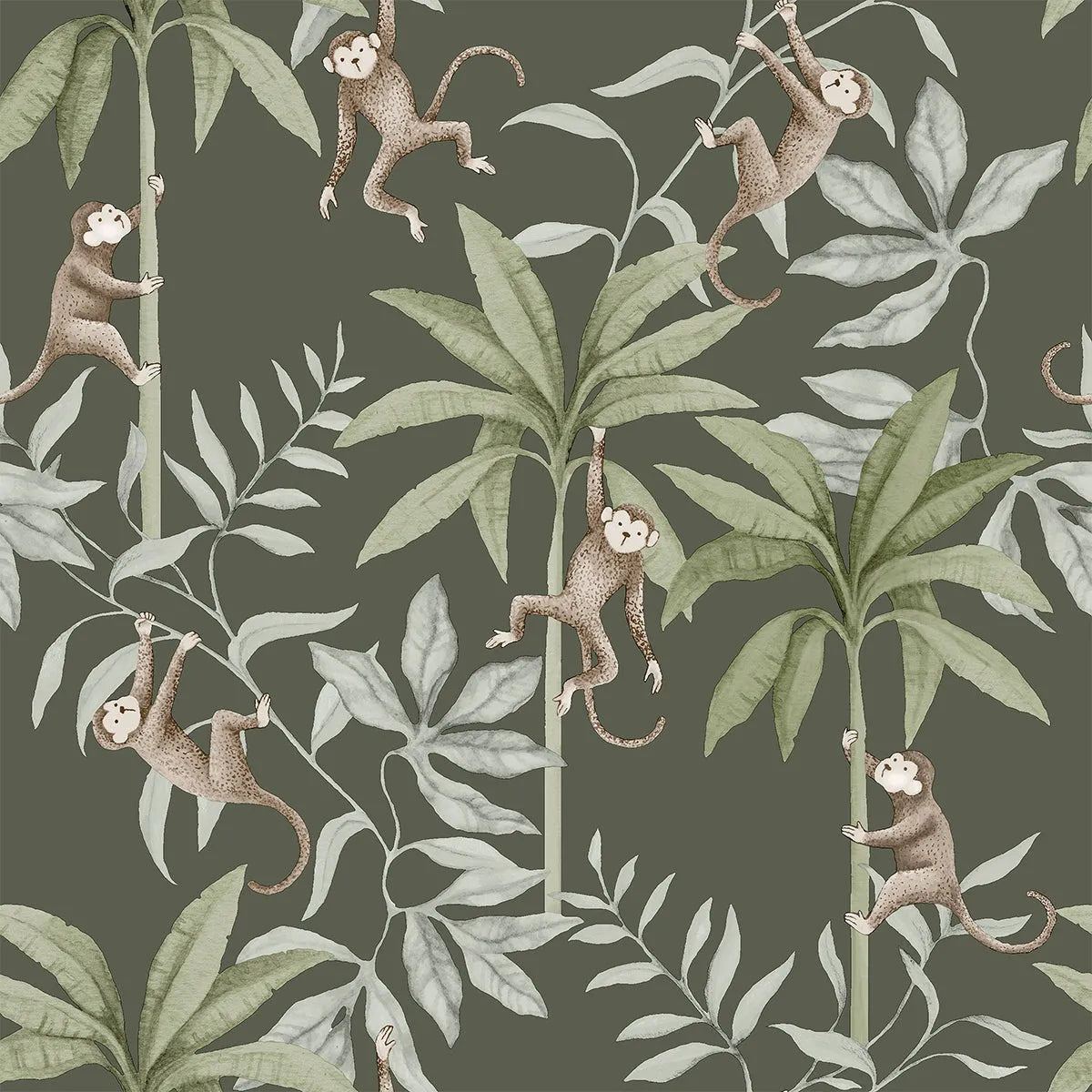 Jungle Friends Wallpaper - Borastapeter