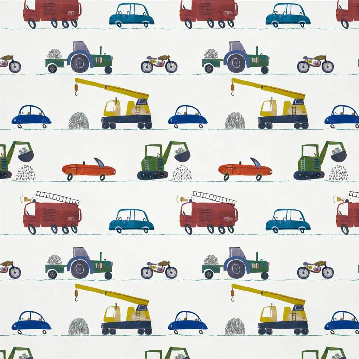 Just Keep Trucking Wallpaper - Harlequin