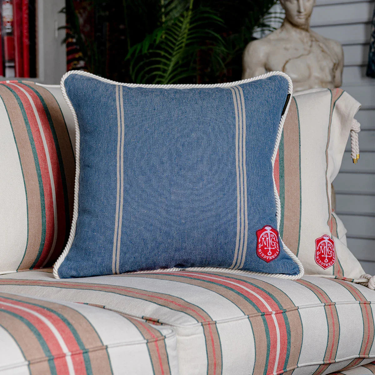 Katalin Stripe Cushion - Mind The Gap