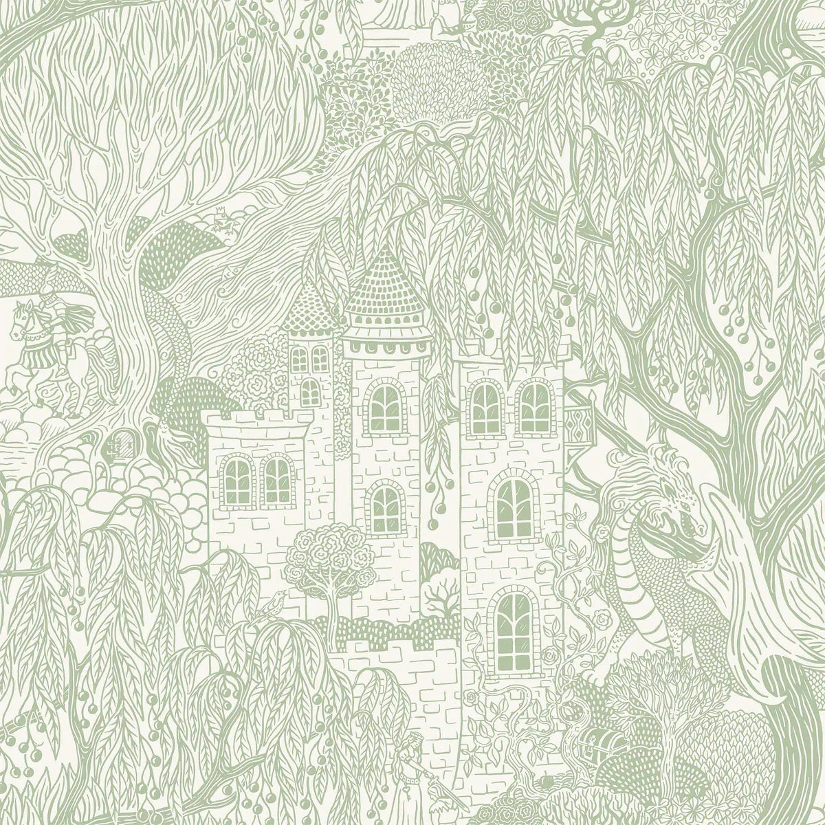 Kingdom of the Willow Wallpaper - Borastapeter