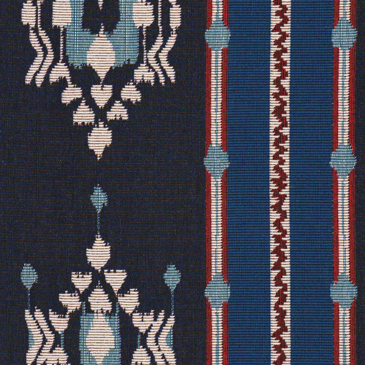King's Ikat Fabric - Mind The Gap