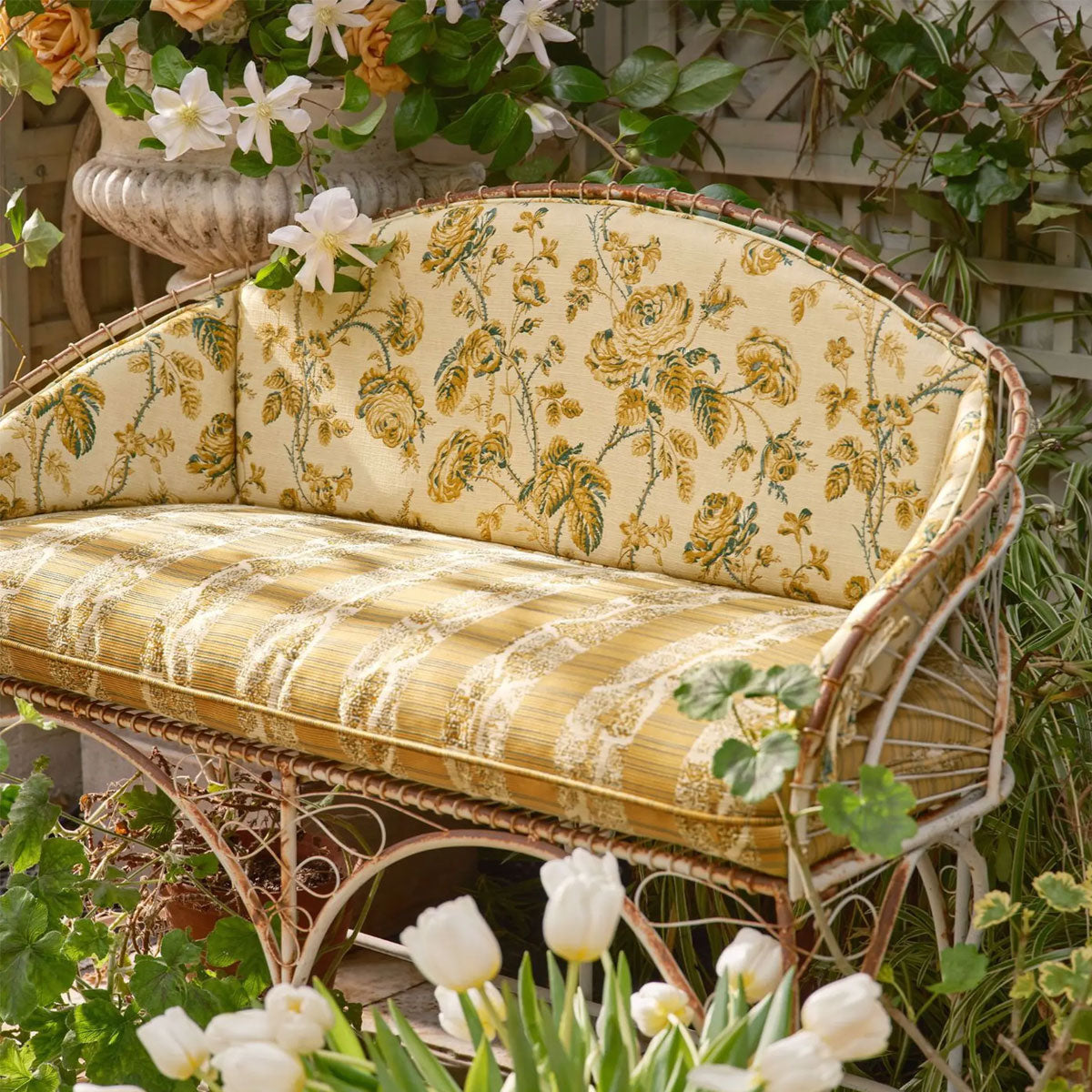 Kyoto Stripe Indoor Outdoor Fabric - Zoffany X Michael S. Smith