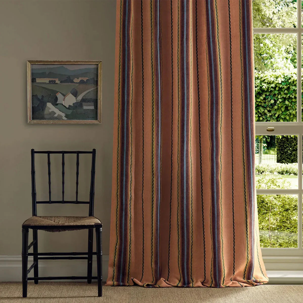 Lechlade Stripe Fabric - Morris & Co