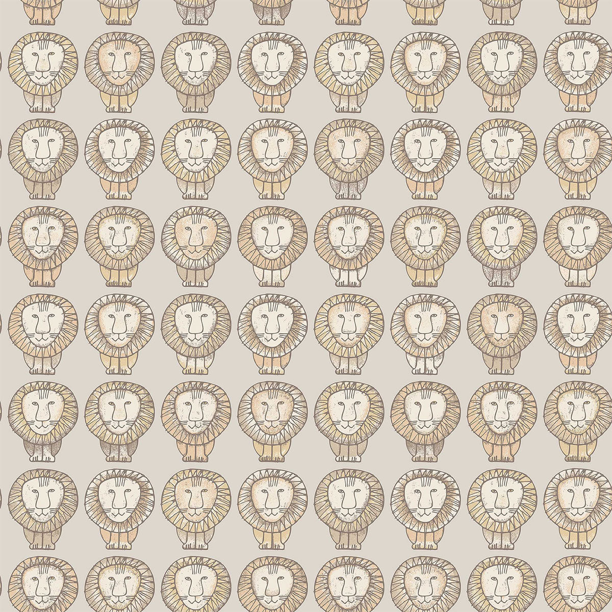 Lejon Wallpaper - Borastapeter