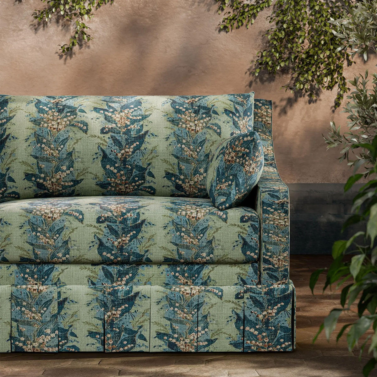 Lily Stripe Indoor Outdoor Fabric - Zoffany X Michael S. Smith