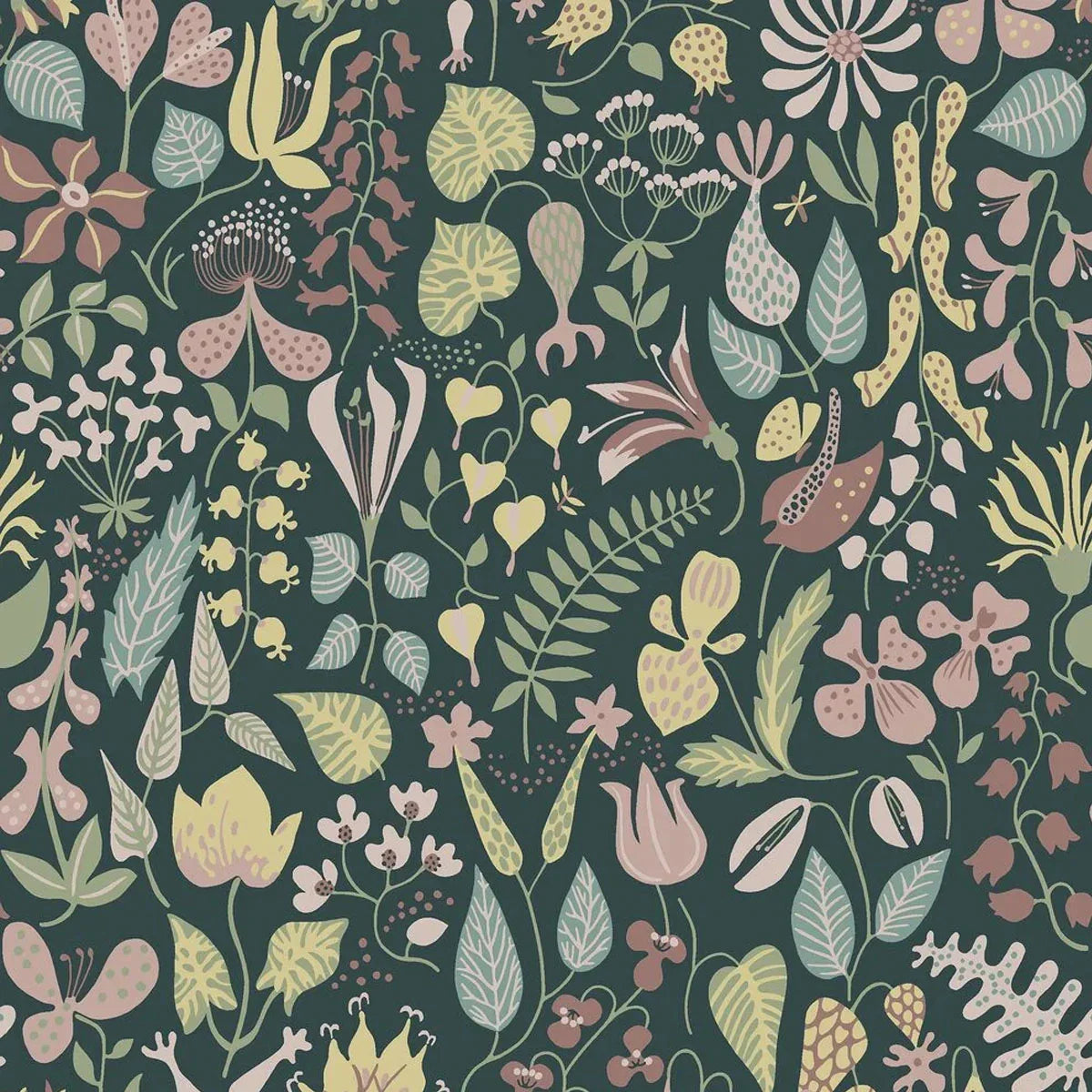 Herbarium Wallpaper - Borastapeter