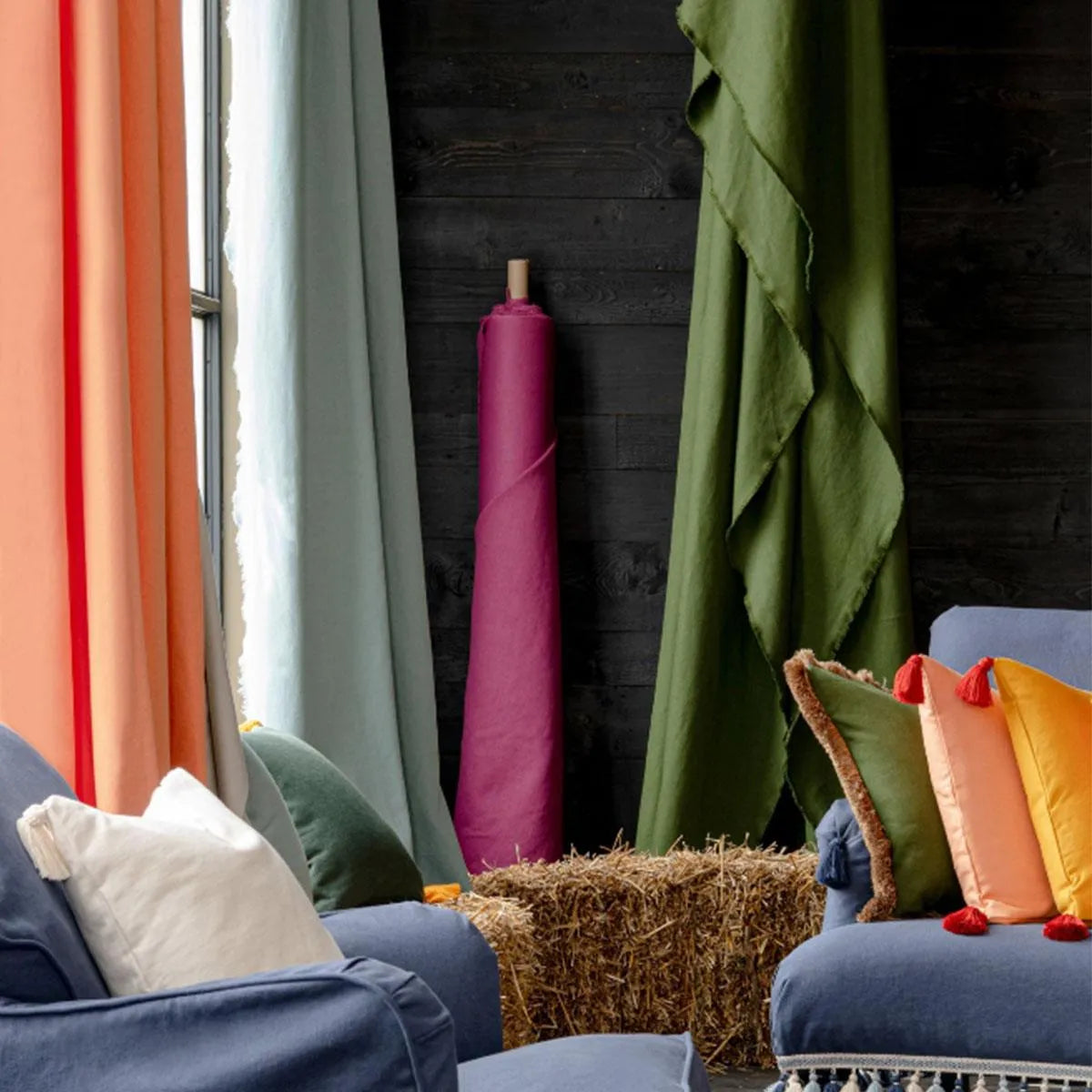 Linen Fabric - Mind The Gap