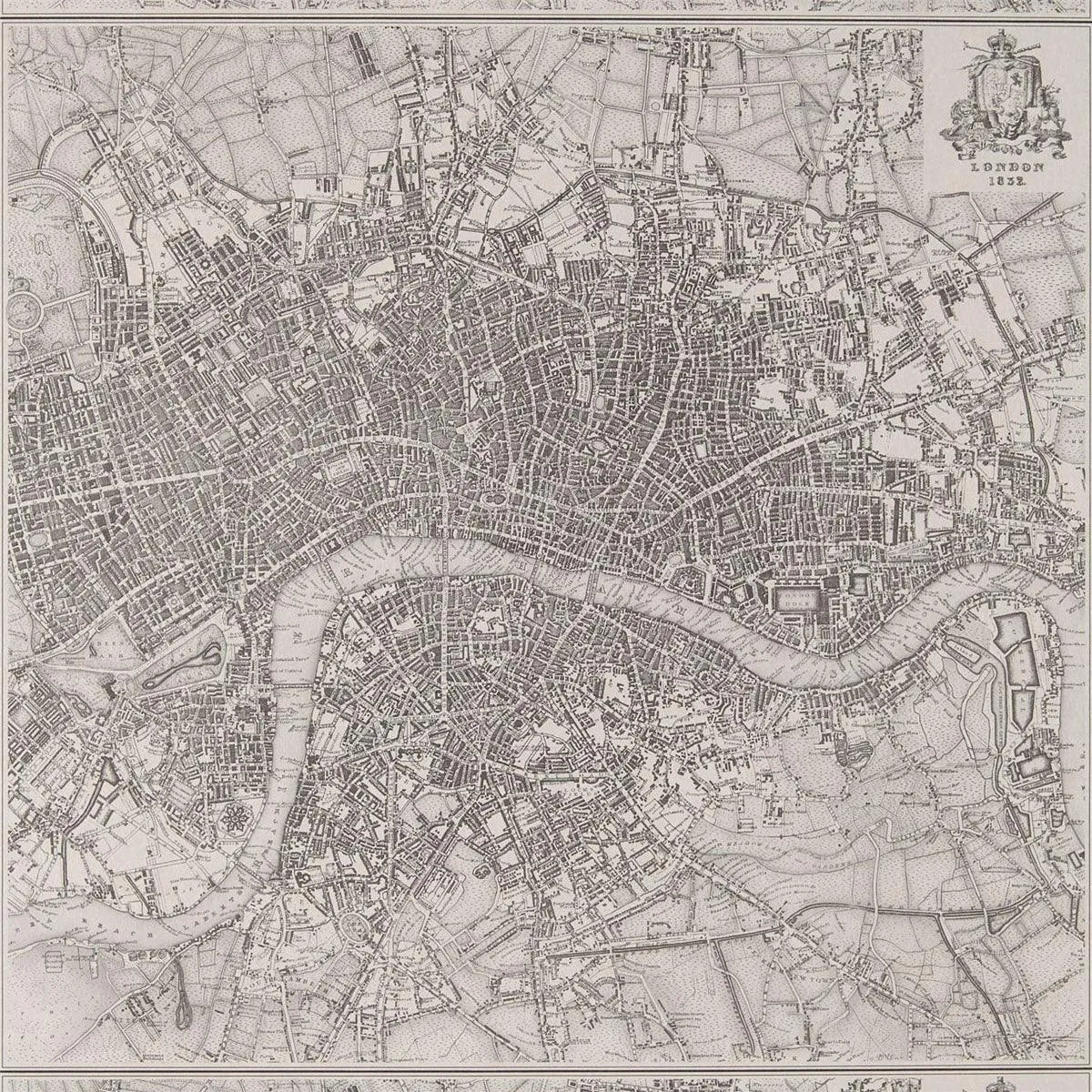 London 1832 Wallpaper - Zoffany