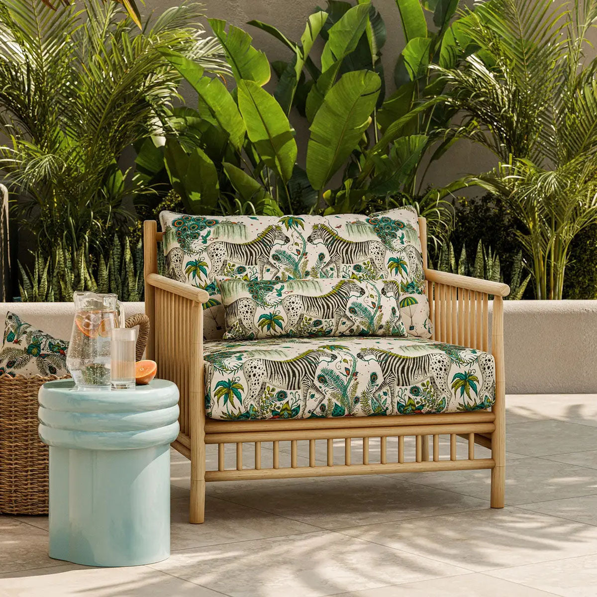 Lost World Indoor Outdoor Fabric - Clarke & Clarke X Emma Shipley