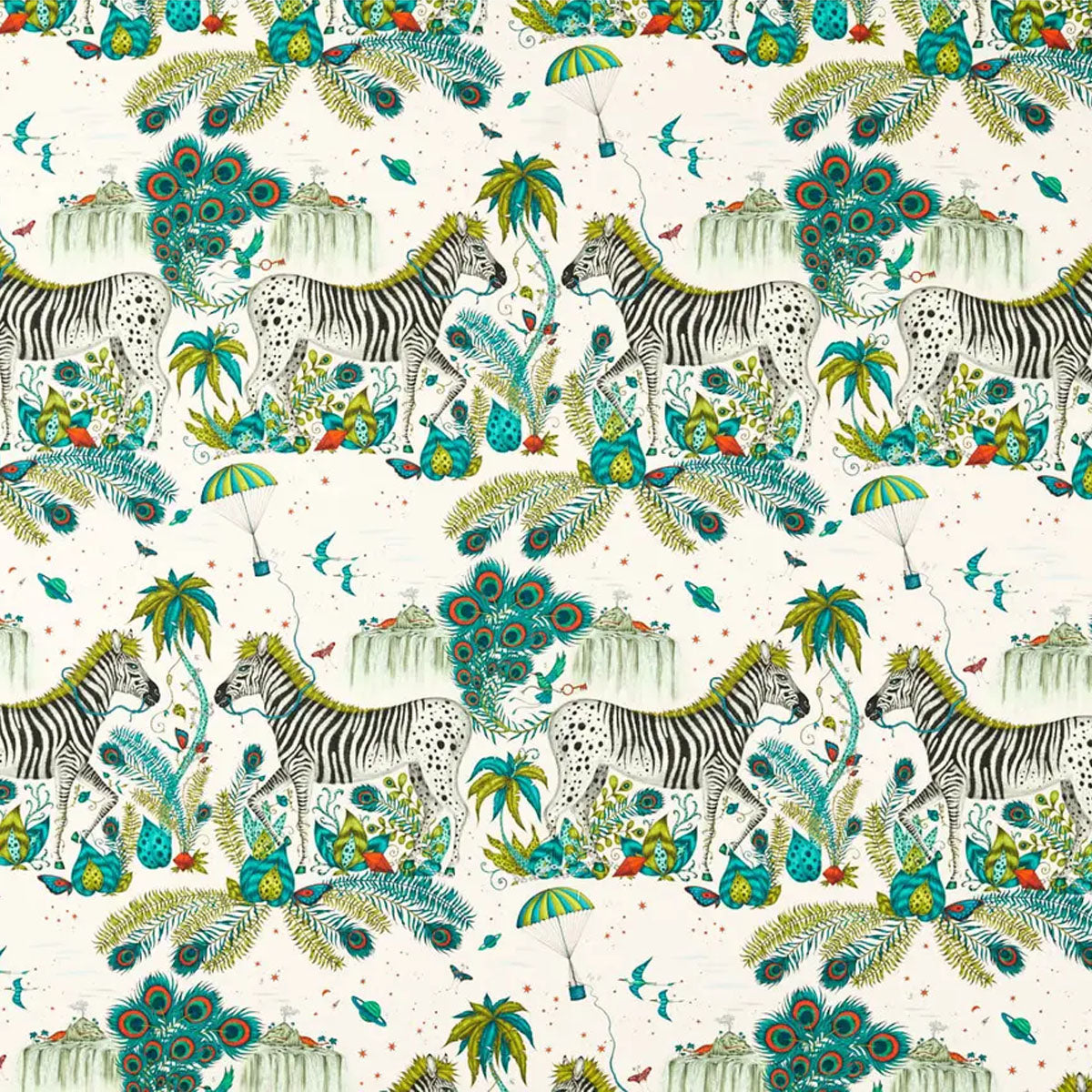 Lost World Indoor Outdoor Fabric - Clarke & Clarke X Emma Shipley