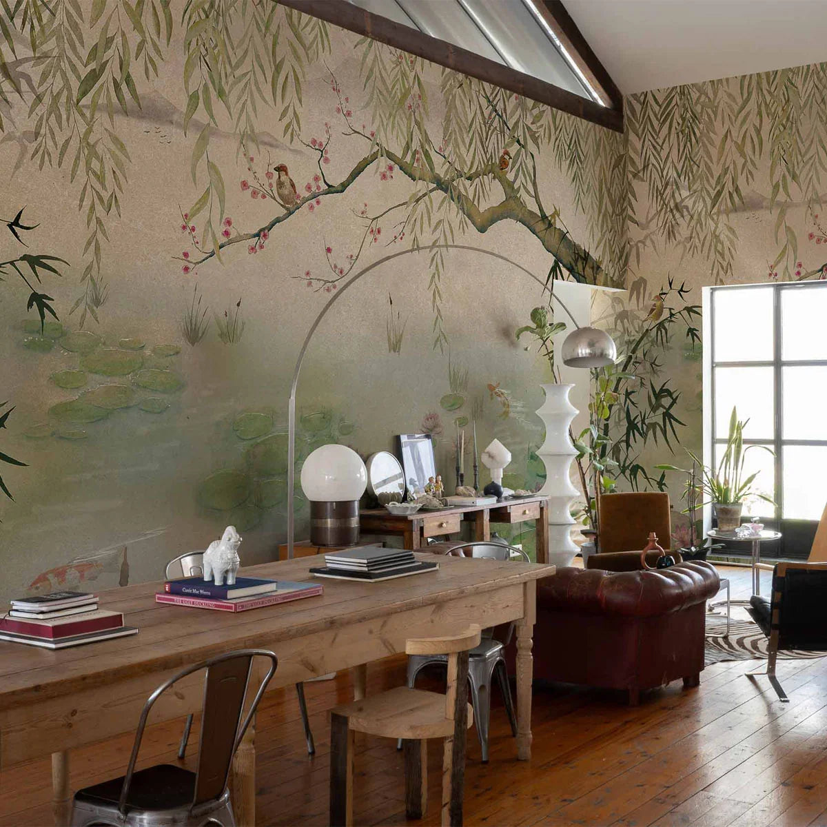 Lotus Mural Wallpaper - Coordonne