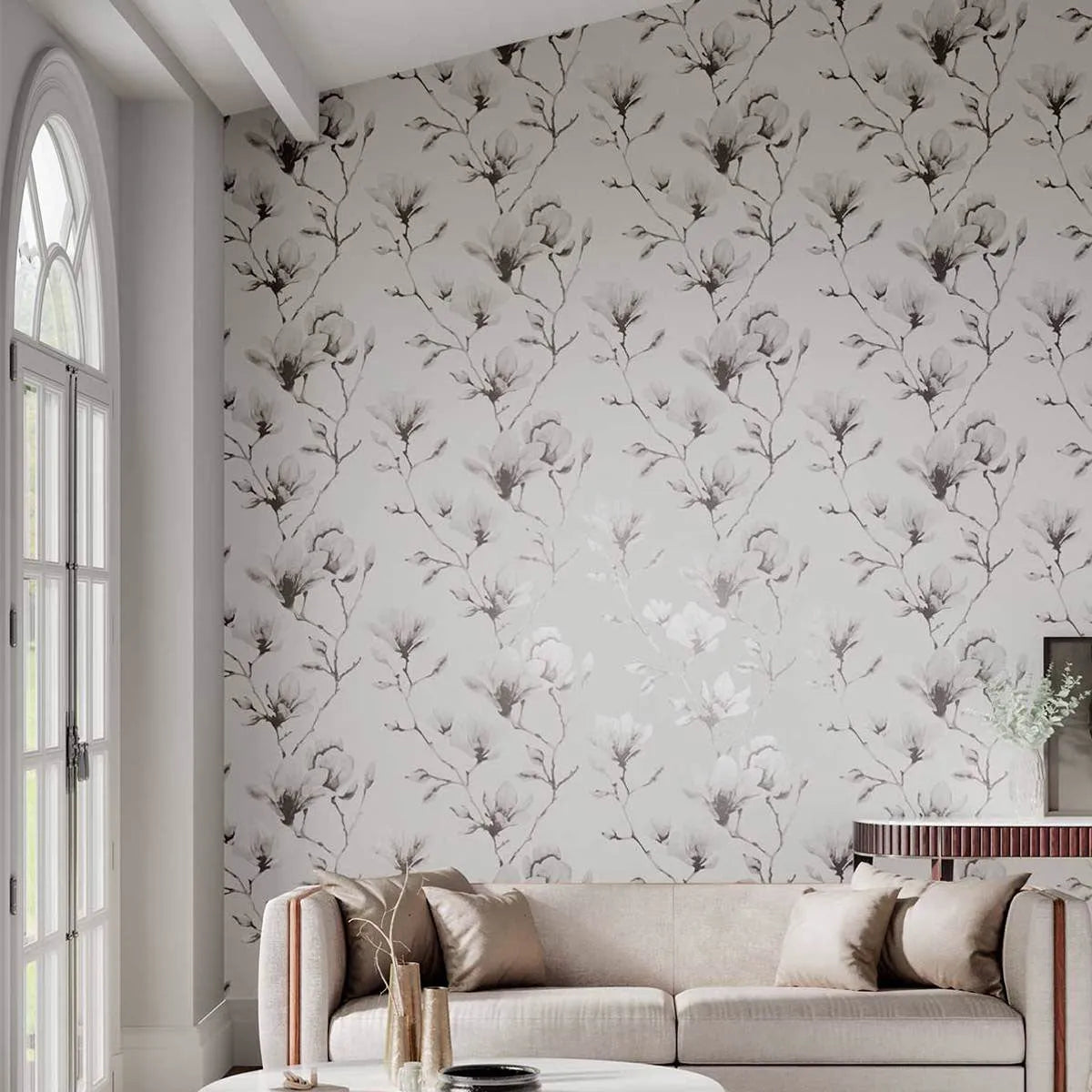 Lotus Wide Width Wallpaper - Harlequin
