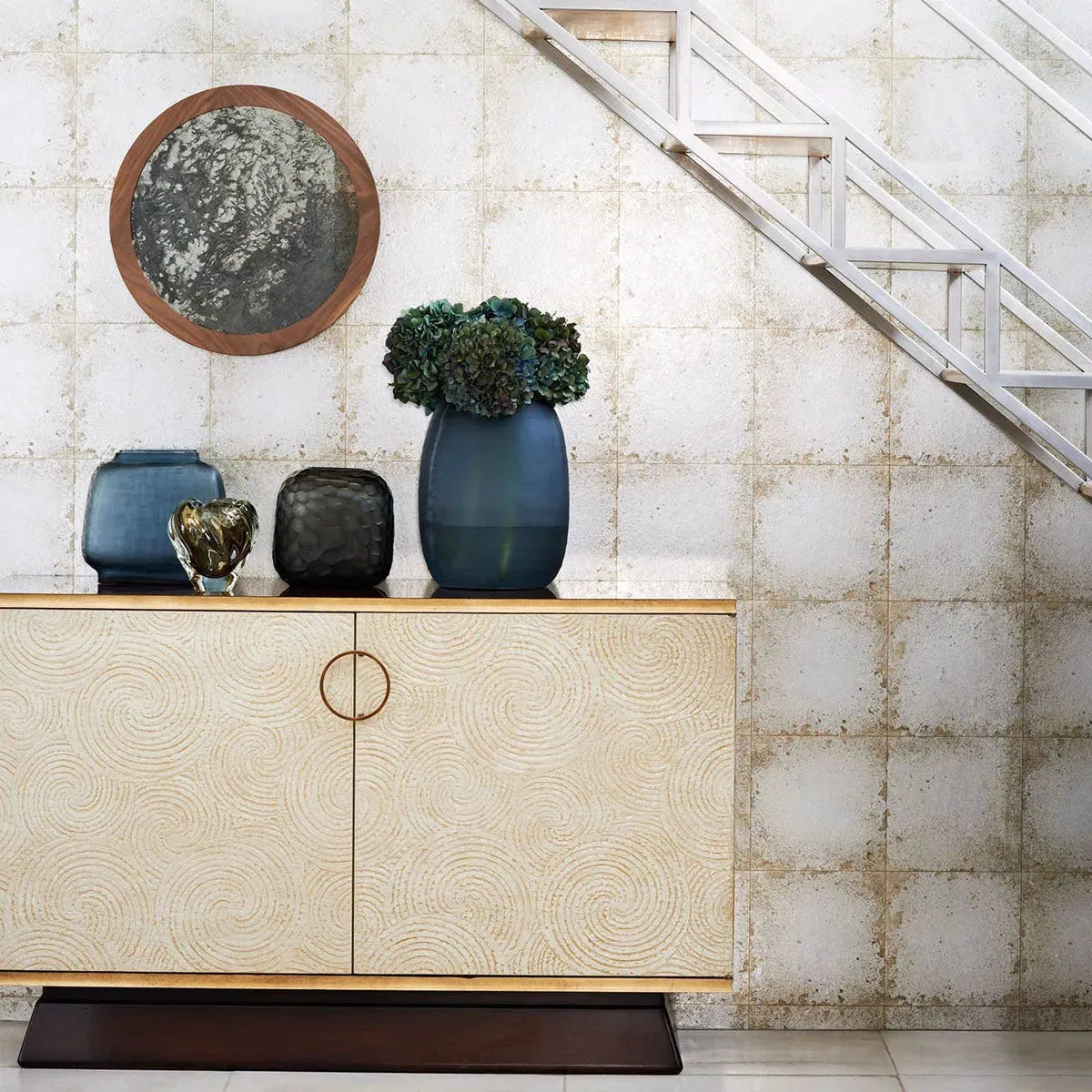 Lustre Tile Wallpaper - Zoffany