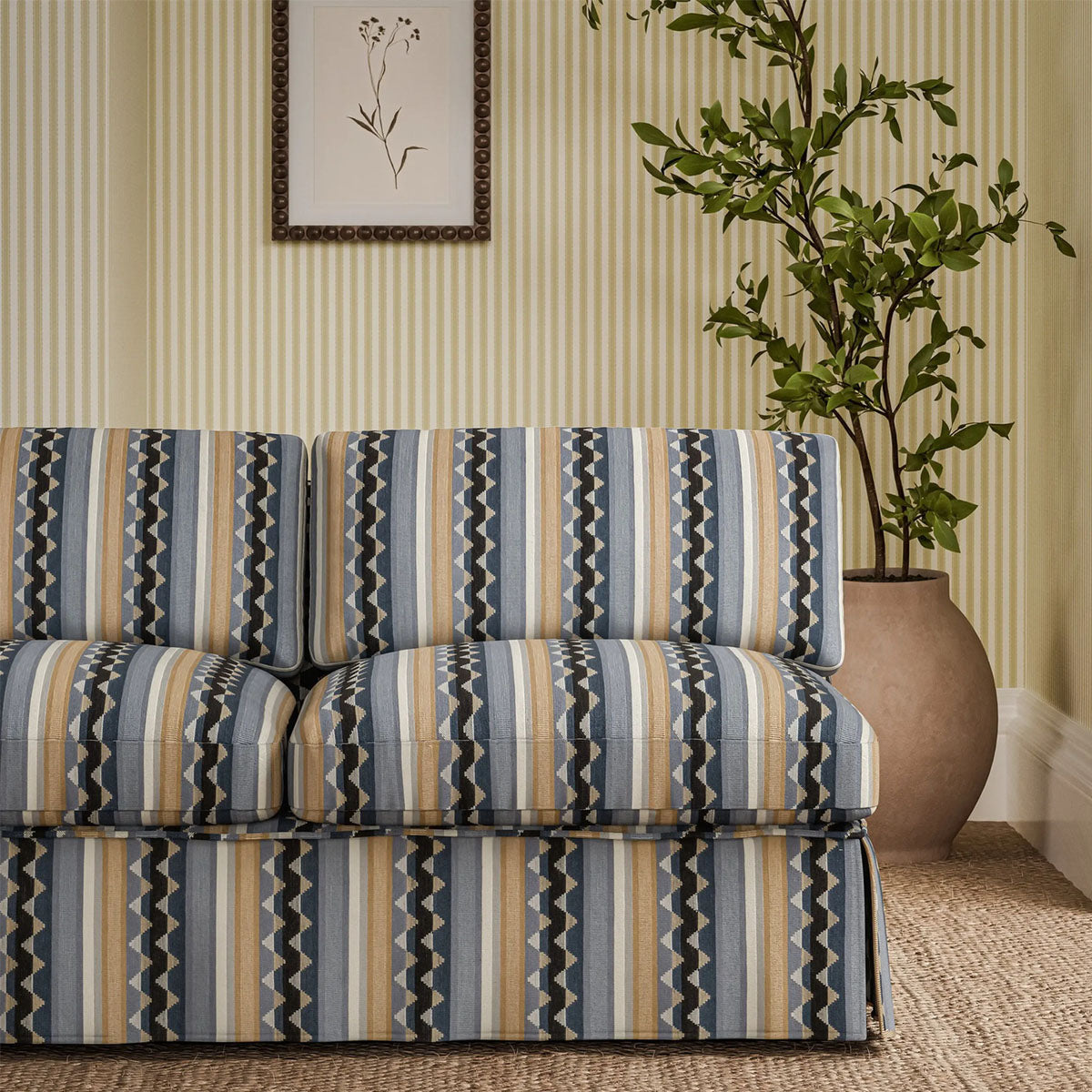 Lutley Stripe Fabric - Sanderson