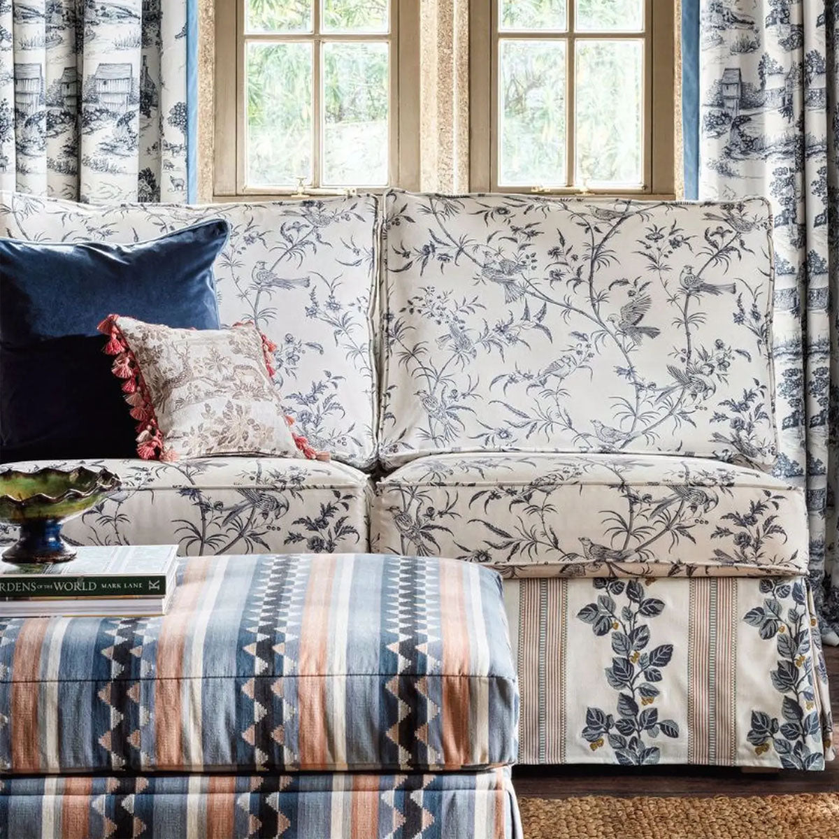 Lutley Stripe Fabric - Sanderson