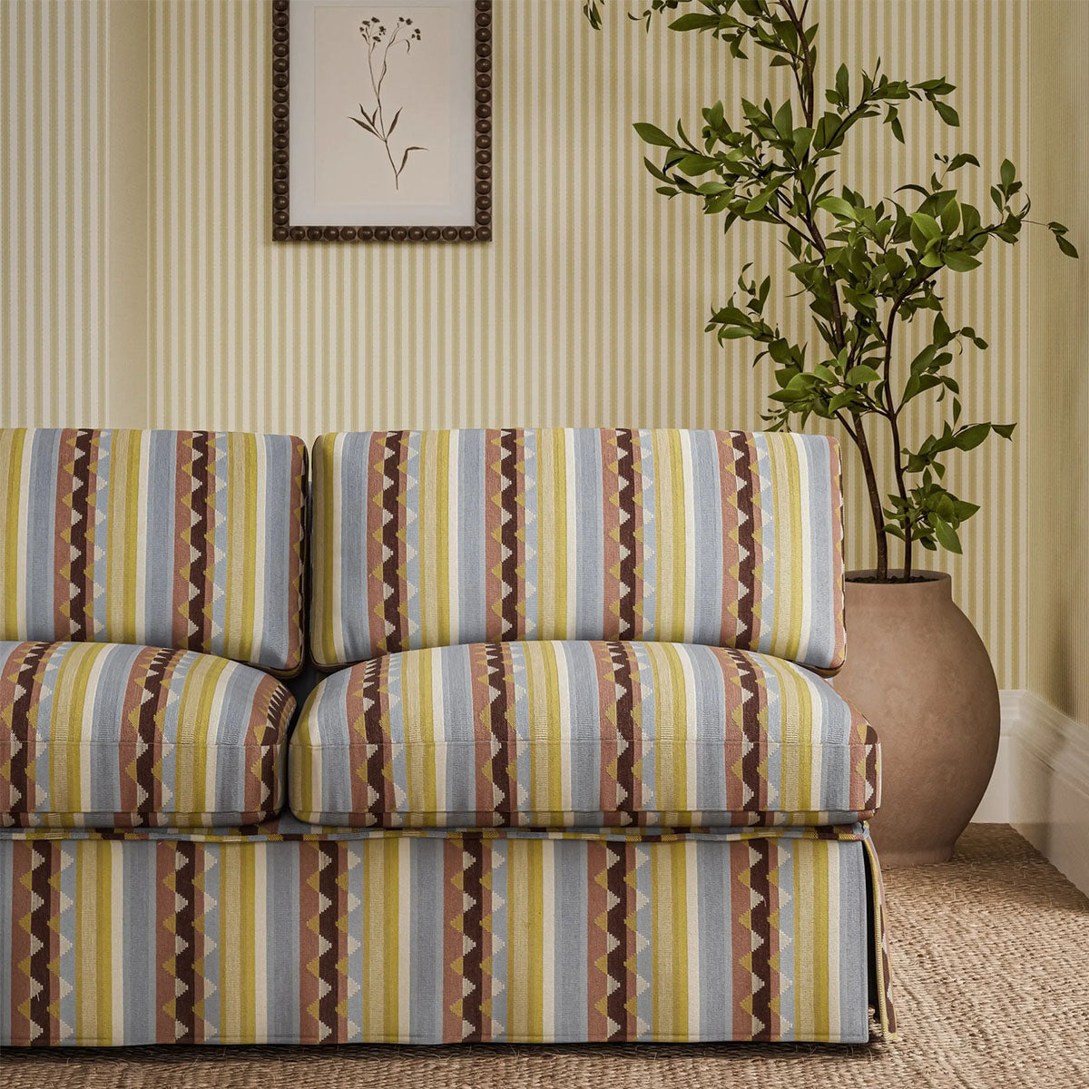 Lutley Stripe Fabric - Sanderson