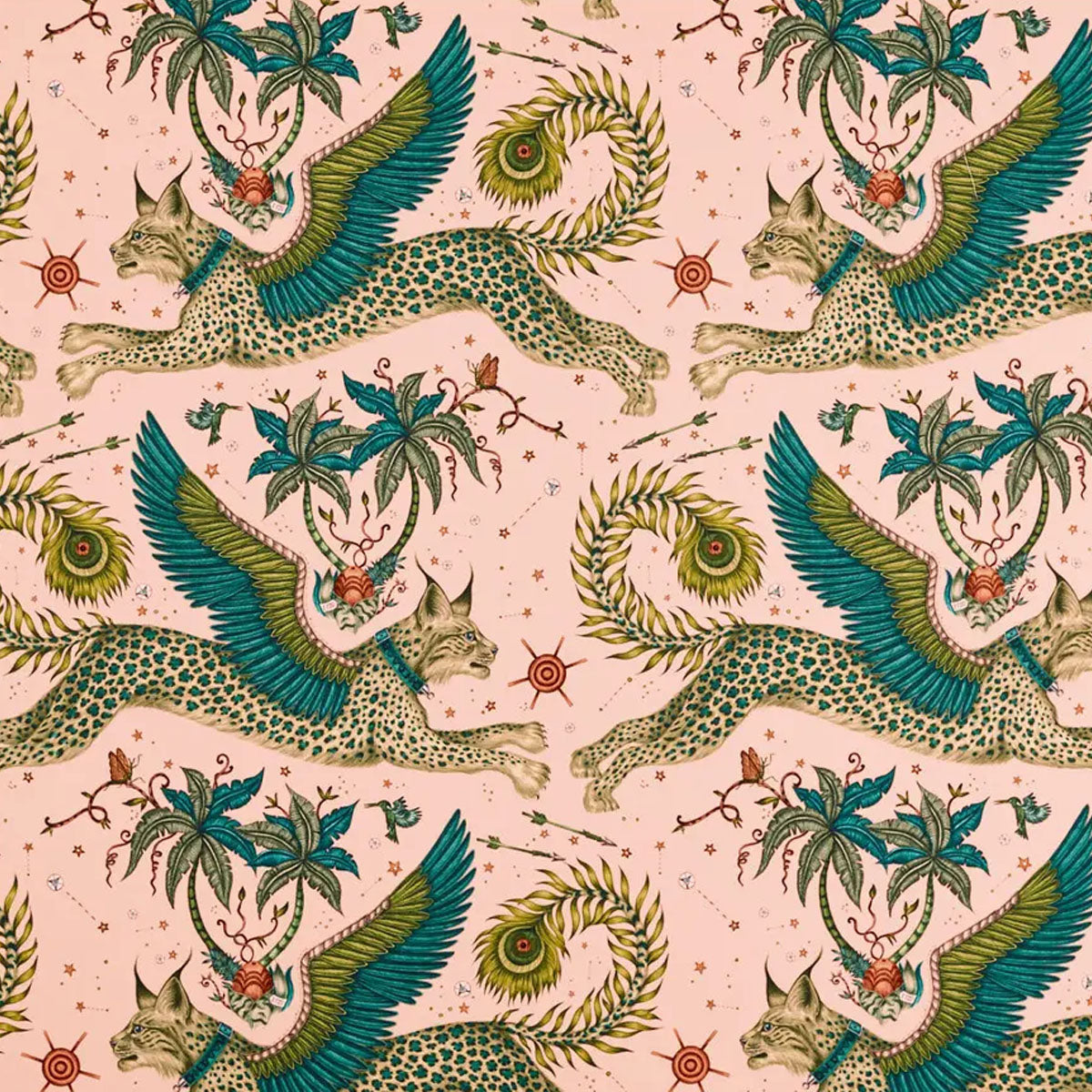 Lynx Indoor Outdoor Fabric - Clarke & Clarke X Emma Shipley