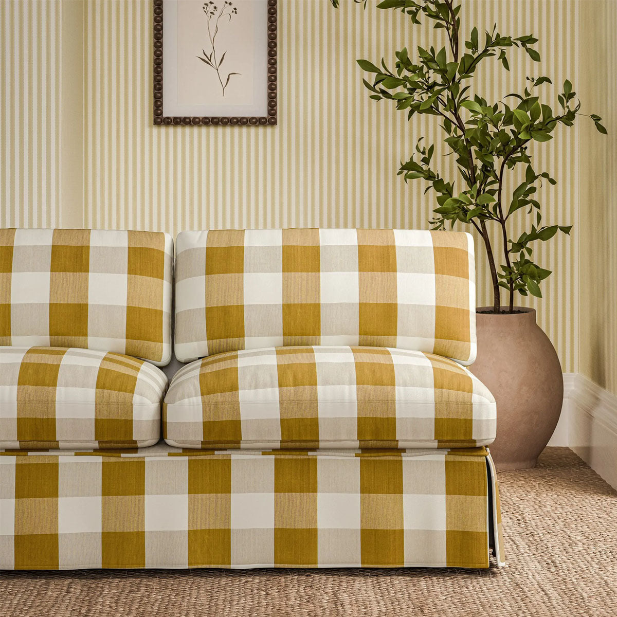 Madras Check Fabric - Sanderson