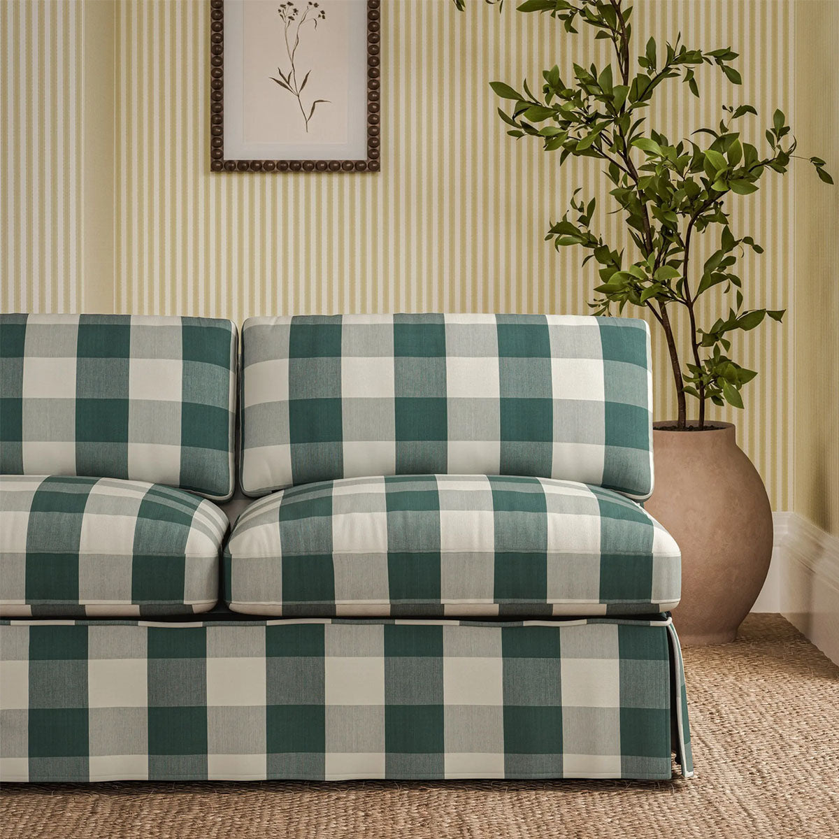 Madras Check Fabric - Sanderson
