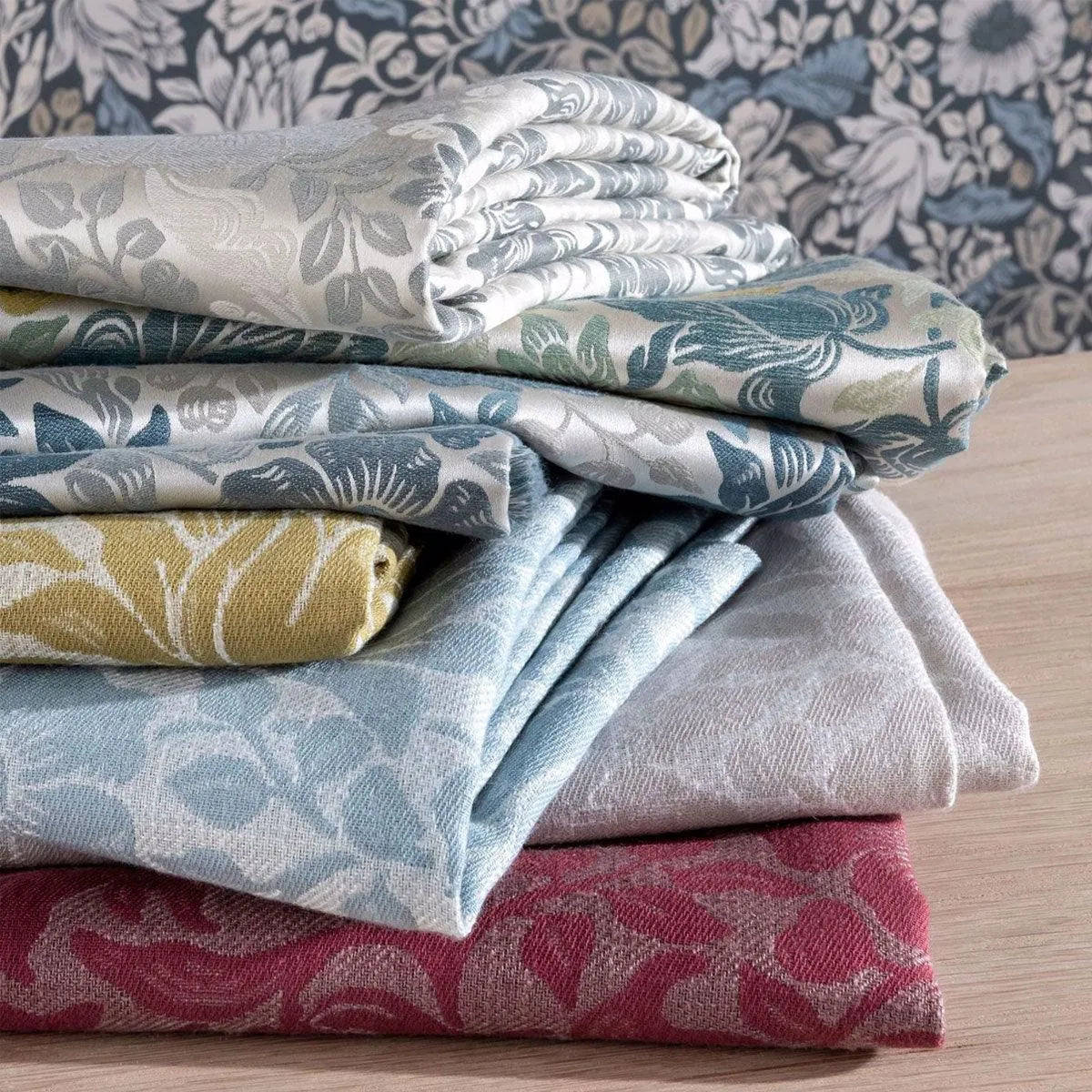 Mallow Jacquard Fabric - Clarke & Clarke