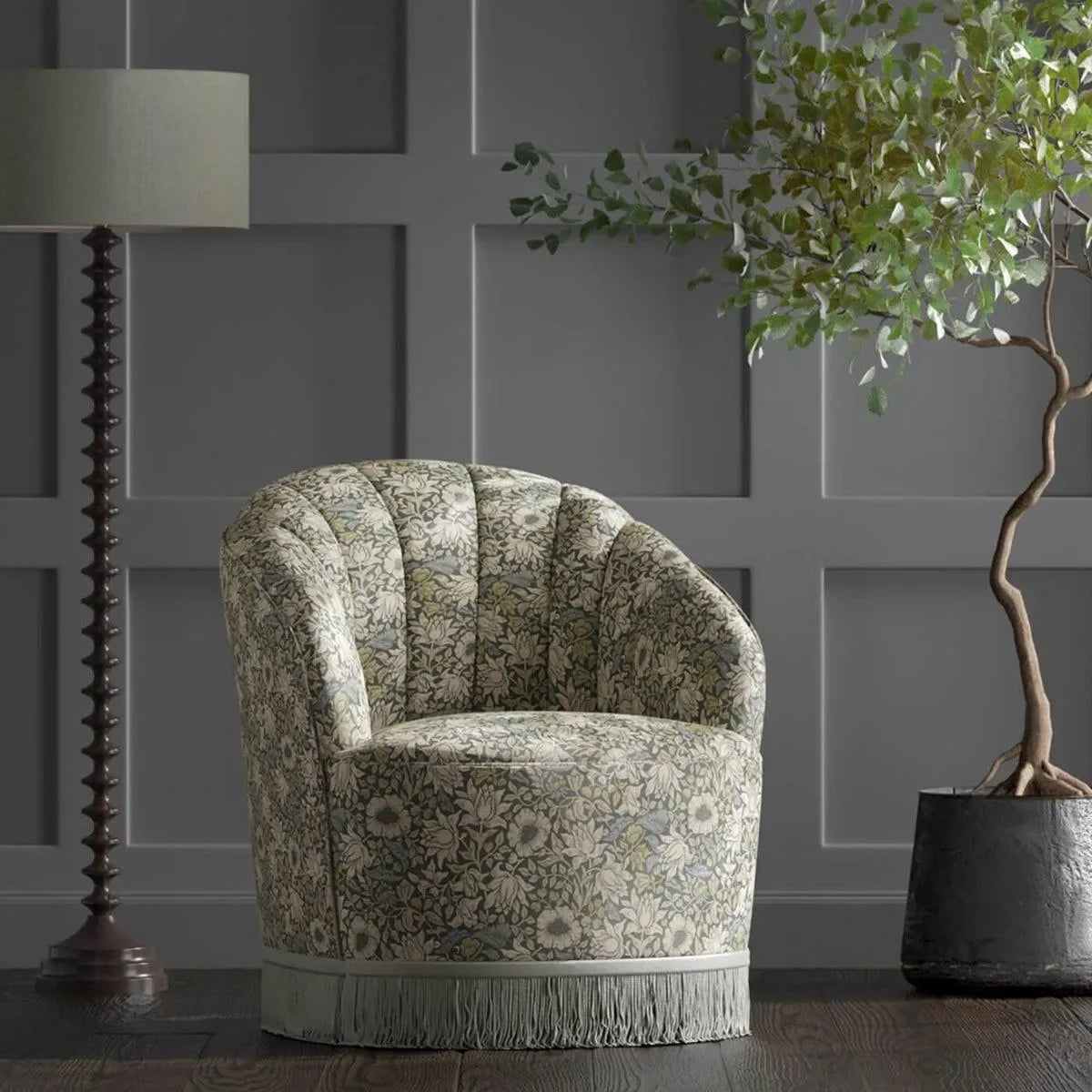 Mallow Fabric - Clarke & Clarke