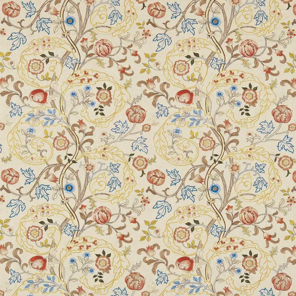 Mary Isobel Embroidery Fabric - Morris & Co