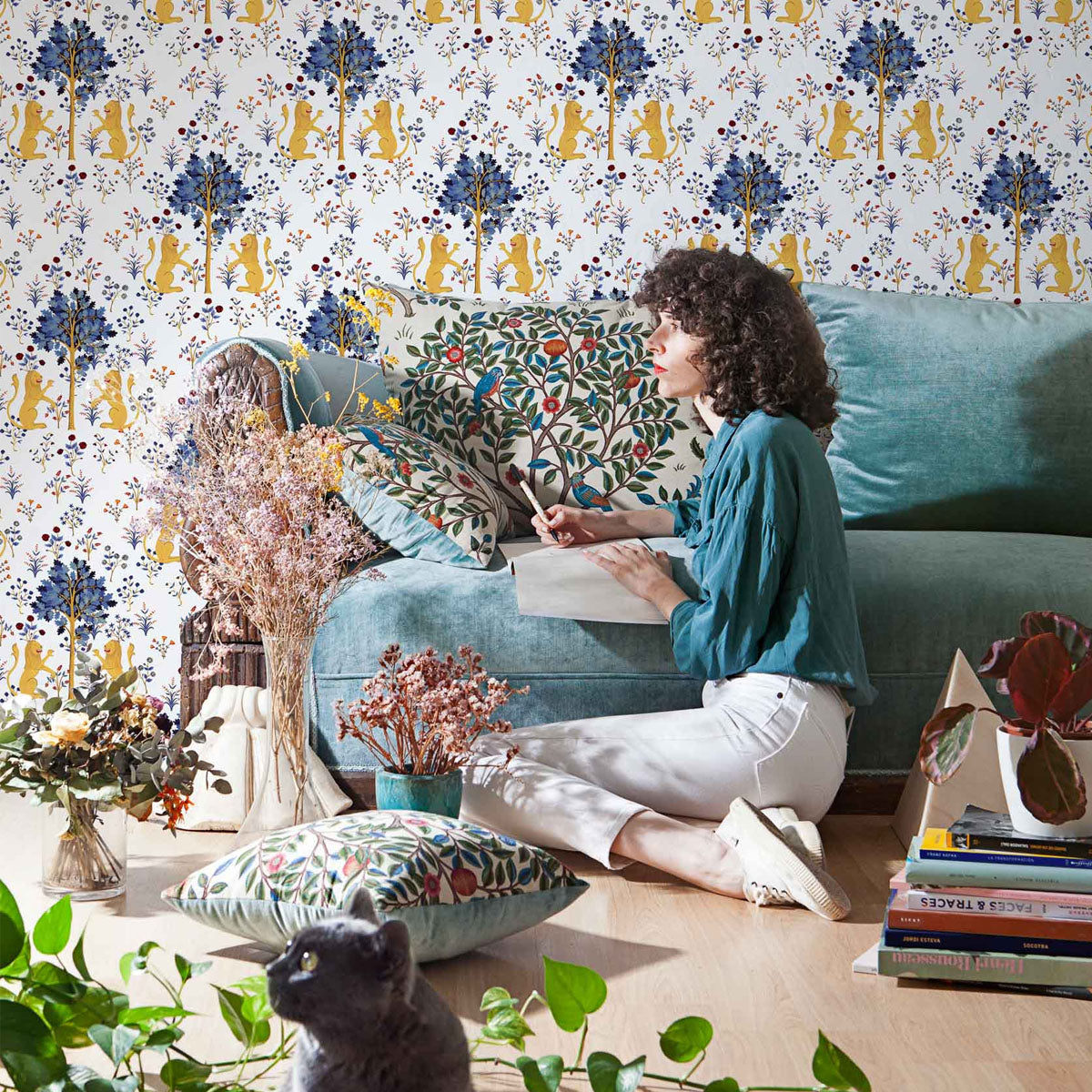 Medieval Tapestry Wallpaper - Coordonne