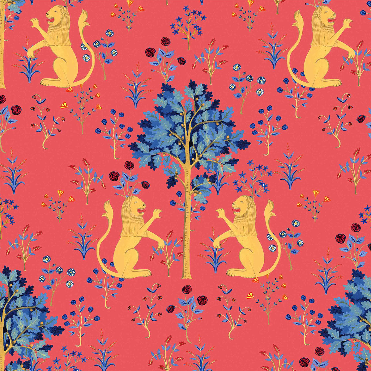 Medieval Tapestry Wallpaper - Coordonne