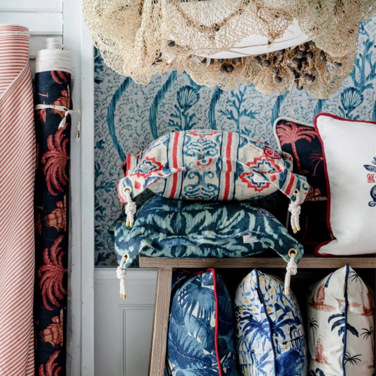 Mediterraneo Ikat Fabric - Mind The Gap