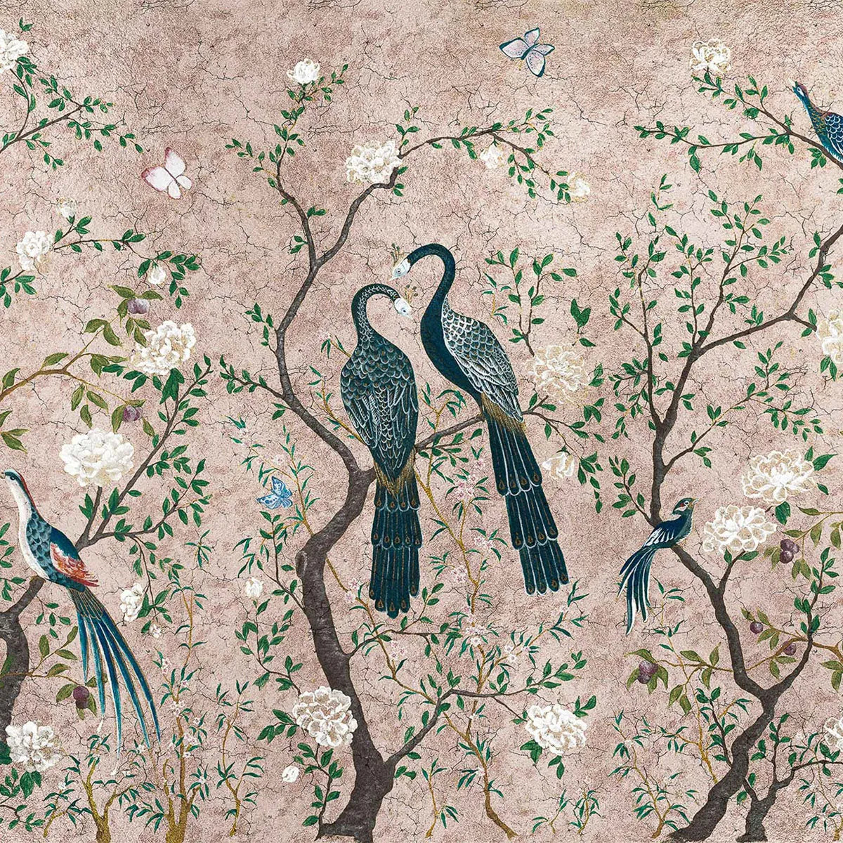Metallic Edo Mural Wallpaper - Coordonne