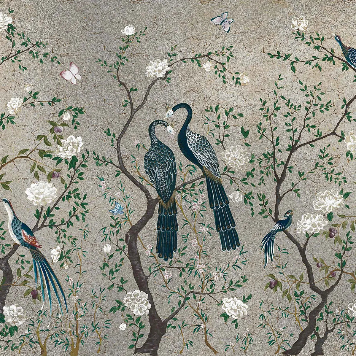 Metallic Edo Mural Wallpaper - Coordonne