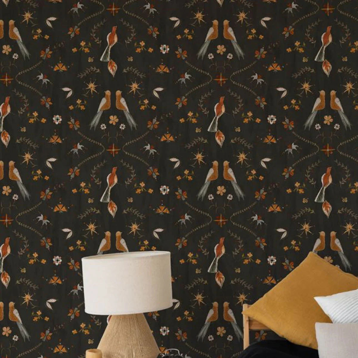 Metaphoric Birds Wallpaper - Coordonne