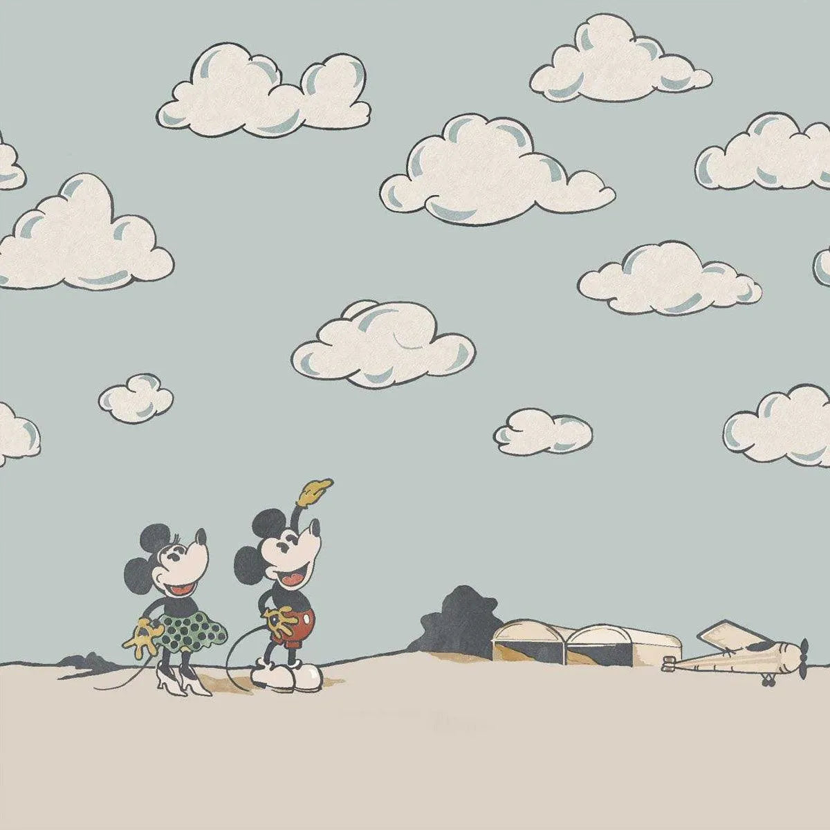 Mickey In The Clouds Wallpaper - Sanderson X Disney