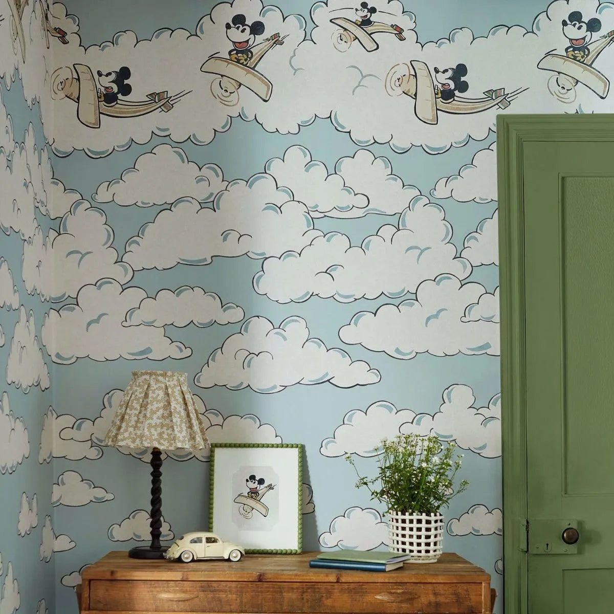 Mickey In The Clouds Wallpaper - Sanderson X Disney